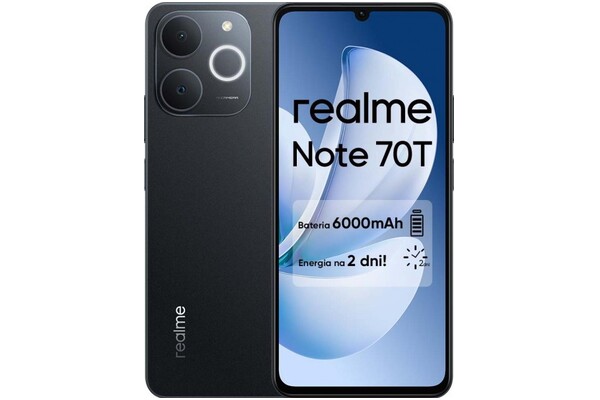 Smartfon realme Note czarny 6.75" 4.0GB/128.0GB