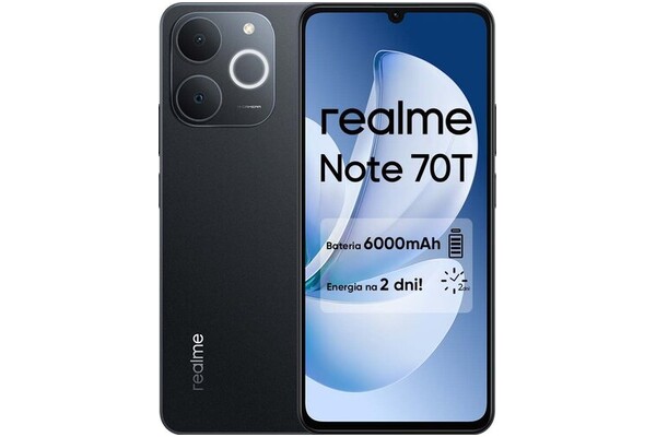 Smartfon realme Note czarny 6.74" 4.0GB/128.0GB