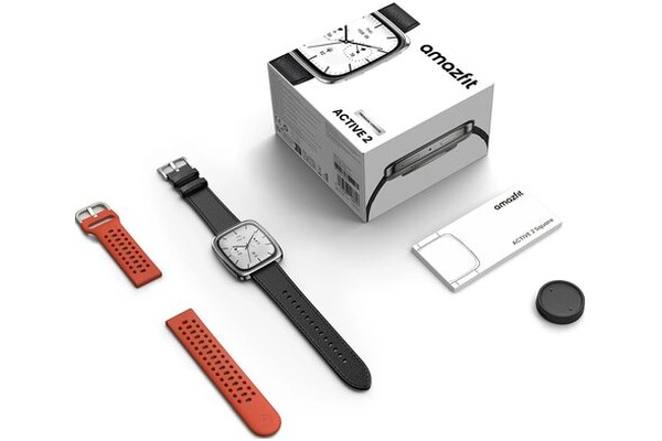 Smartwatch Amazfit Active 1.75" czarno-czerwony