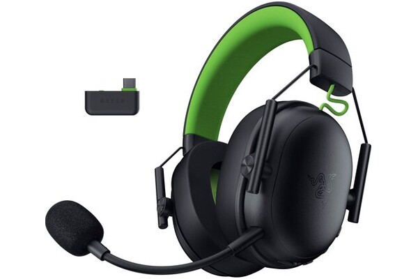 Słuchawki Razer BLACKSHARK V3 X Nauszne Bezprzewodowe czarno-zielony