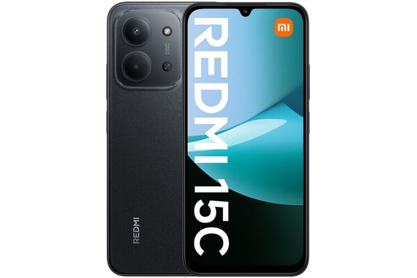 Smartfon Xiaomi Redmi 15C czarny 6.90" 4.0GB/128.0GB