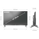 Telewizor Sharp 24HF2 24" HD Ready