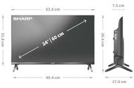 Telewizor Sharp 24HF2 24" HD Ready