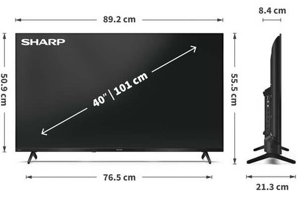 Telewizor Sharp 40HF2 40" Full HD