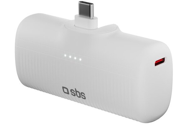 Powerbank SBS TEBB5000PLUGWGRS 5000mAh 10.0W biały