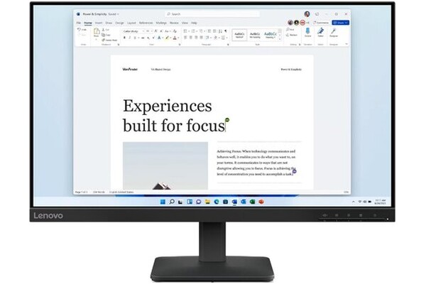 Monitor 23.8" Lenovo L24-4e czarny