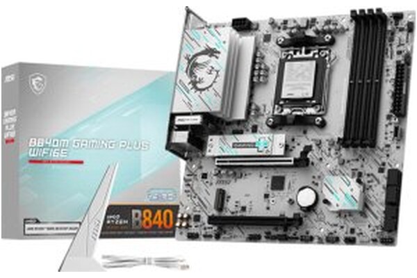 Płyta główna MSI B840M Gaming Plus WiFi Socket AM5 AMD B840 DDR5 microATX