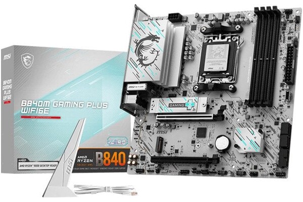 Płyta główna MSI B840M Gaming Plus WiFi Socket AM5 AMD B840 DDR5 microATX
