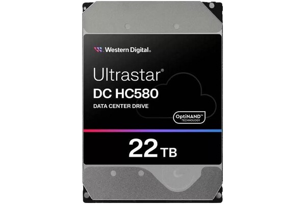 Dysk wewnętrzny WD HC580 Ultrastar HDD SATA (3.5") 22TB