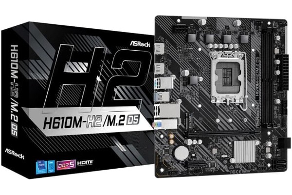 Płyta główna ASrock H610M Socket 1700 Intel H610 DDR5 miniATX