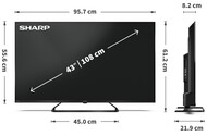 Telewizor Sharp 43HP6 43" 4K Ultra HD