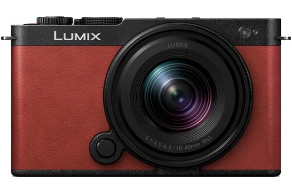 Aparat bezlusterkowy Panasonic DC-S9 - czerwony + 18-40