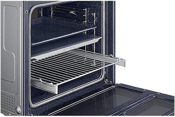 Piekarnik do zabudowy Samsung NV7B4325ZAK Dual Cook Flex elektryczny Parowy czarno-szklany