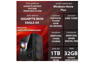 Mad Dog DEEPCOOL-A08WR32WH AMD Ryzen 5 32GB DDR5 Nvidia GeForce RTX 5060 8GB 1TB SSD Windows 11 Home