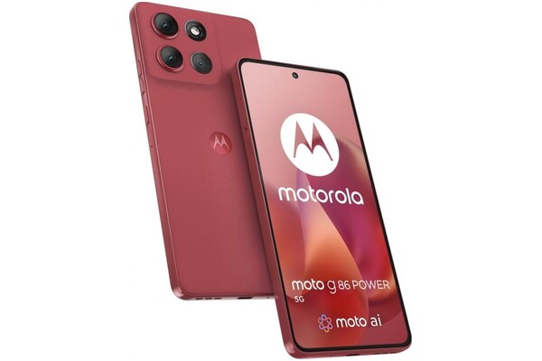 Smartfon Motorola moto g86 5G czerwony 6.67" 12.0GB/256.0GB