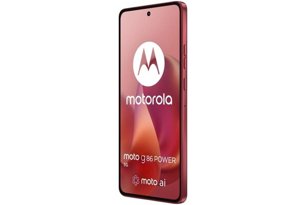 Smartfon Motorola moto g86 5G czerwony 6.67" 12.0GB/256.0GB