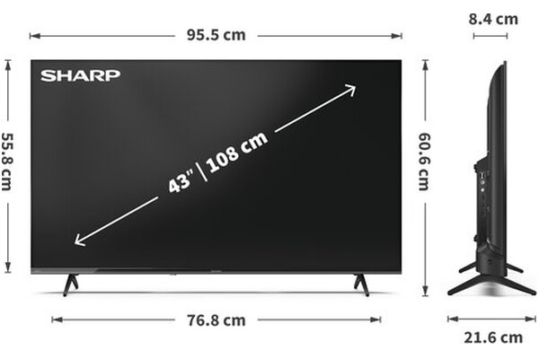 Telewizor Sharp 43HE2 43" Full HD