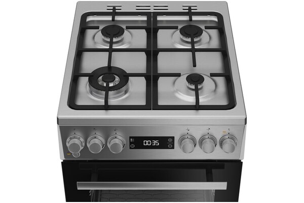 Kuchnia Beko FSM51339DXDS płyta gazowo-ceramiczna, piekarnik elektryczny
