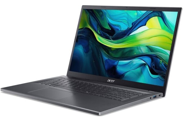 Laptop ACER Aspire 1 17.3" Intel Core i5 1334U Intel 16GB 512GB SSD M.2 Windows 11 Home szary