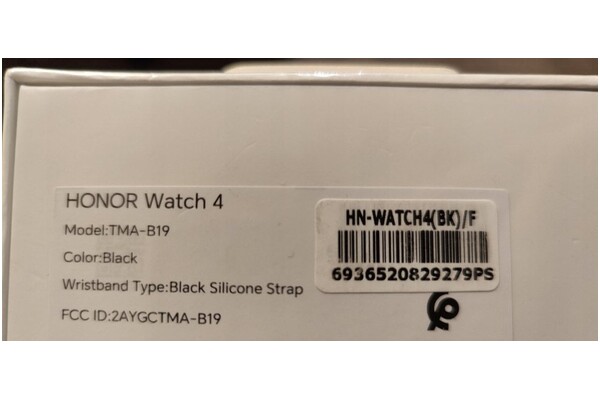 Smartwatch HONOR Watch 1.75" czarny
