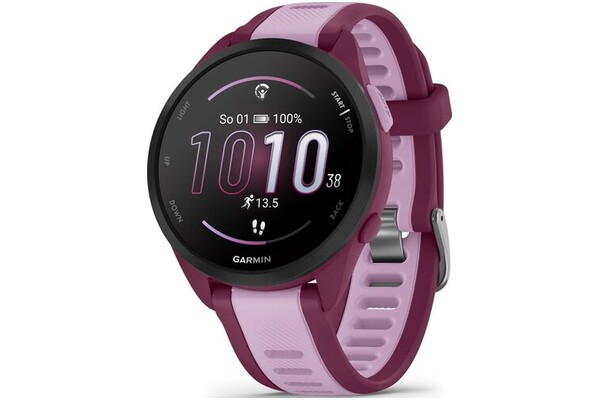 Smartwatch Garmin Forerunner 165 Music 1.20" fioletowo-różowy