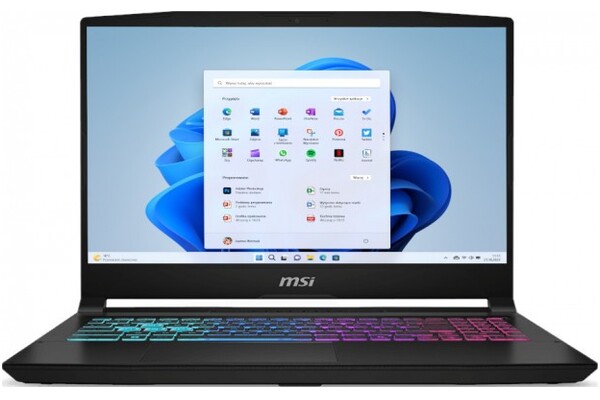 Laptop MSI Katana 15 15.6" Intel Core i5 14450HX Nvidia GeForce RTX 5060 32GB 512GB SSD Windows 11 Home czarny