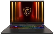 Laptop MSI Vector 17 17.0" Intel Core Ultra 9 275HX NVIDIA GeForce RTX 5090 32GB 1TB SSD M.2 Windows 11 Home czarny