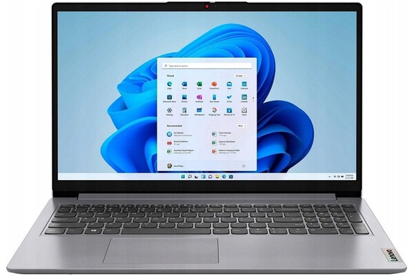 Laptop Lenovo IdeaPad 1 15.6" AMD Ryzen 5 7520U AMD Radeon 610M 8GB 512GB SSD M.2 Windows 11 Home szary