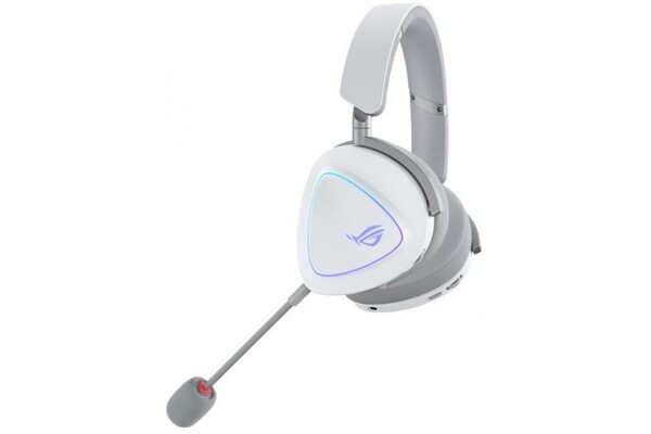 Słuchawki ASUS ROG Delta Nauszne Bezprzewodowe biały