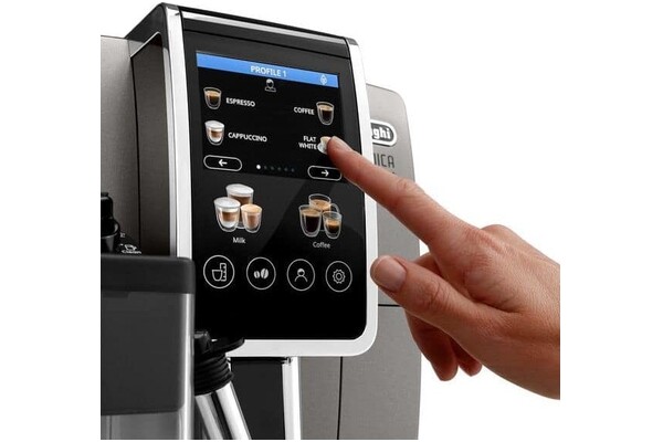 Ekspres De’Longhi Dinamica Plus ECAM38095TB automatyczny czarno-szary