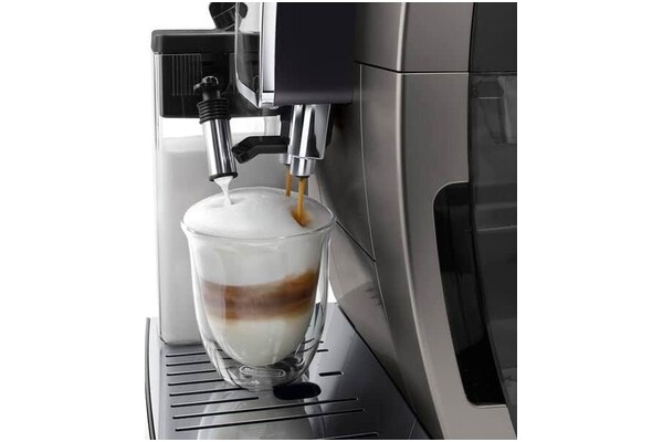 Ekspres De’Longhi Dinamica Plus ECAM38095TB automatyczny czarno-szary