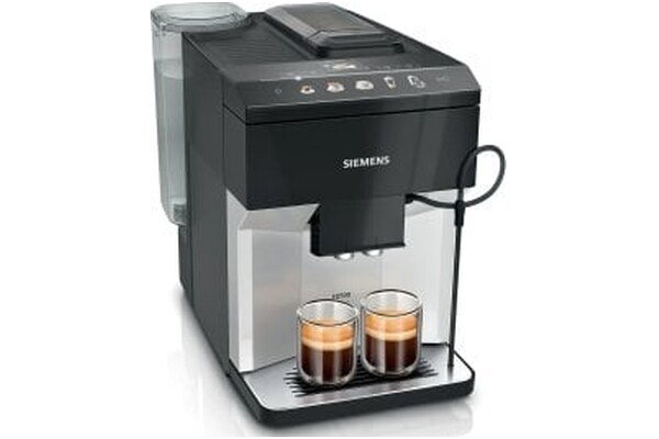 Ekspres Siemens EQ.500 TP511R01 automatyczny czarno-srebrny