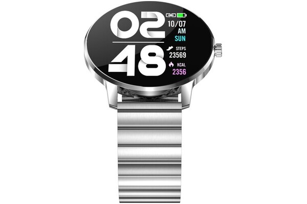 Smartwatch Bemi Ari 1.30" czarno-srebrny