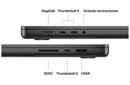 Laptop Apple MacBook Pro 16.2" Apple M4 Max M4 Max (40 rdz.) 8GB 1TB SSD macOS Sequoia gwiezdna czerń