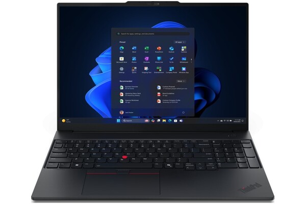 Laptop Lenovo ThinkPad E16 16.0" Intel Core Ultra 5 225U Intel 16GB 512GB SSD M.2 Windows 11 Professional czarny