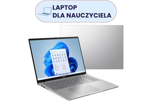 Laptop ASUS Vivobook S14 14.0" Intel Intel Core i5-13420H 13420H INTEL UHD 16GB 512GB SSD Windows 11 Home srebrny