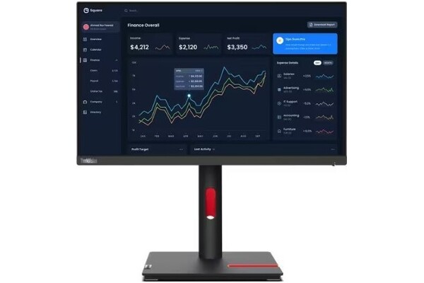 Monitor 22.0" Lenovo ThinkVision T22i czarny