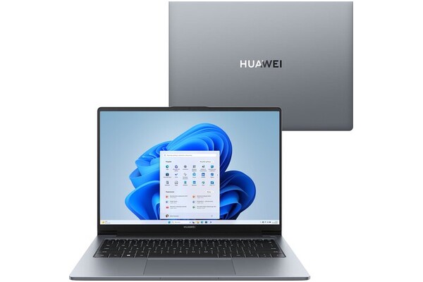 Laptop Huawei MateBook D14 14.0" Intel Intel Core i5-12450H 12450H INTEL UHD 16GB 512GB SSD Windows 11 Home szary