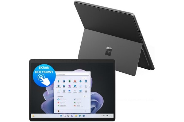 Laptop Microsoft Surface Pro 9 13.0" Intel Intel Core i7-1255U 1255U INTEL Iris Xe 16GB 512GB SSD Windows 11 Home grafitowy