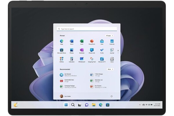Laptop Microsoft Surface Pro 9 13.0" Intel Intel Core i7-1255U 1255U INTEL Iris Xe 16GB 512GB SSD Windows 11 Home grafitowy