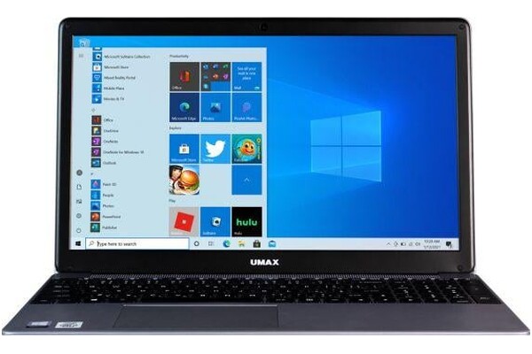 Laptop UMAX VisionBook 15WU 15.6" Intel Intel Core i3-10110U 10110U INTEL UHD 620 4GB 128GB SSD M.2 Windows 10 Home S szary