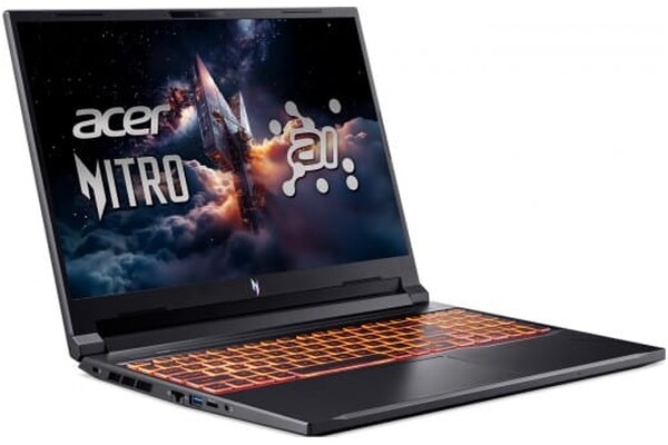 Laptop ACER Nitro V 16.0" AMD Ryzen 7 NVIDIA GeForce RTX 5070 32GB 1TB SSD Windows 11 Professional czarny