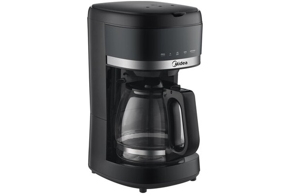 Ekspres Midea MAD1502W2ME Przelewowy czarno-srebrny