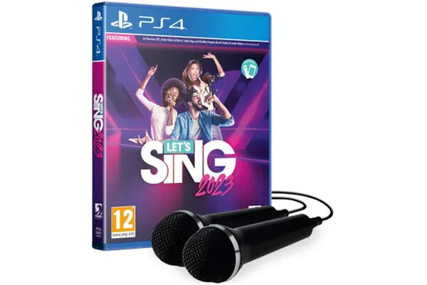 Lets Sing 2023 + 2 mikrofony PlayStation 4