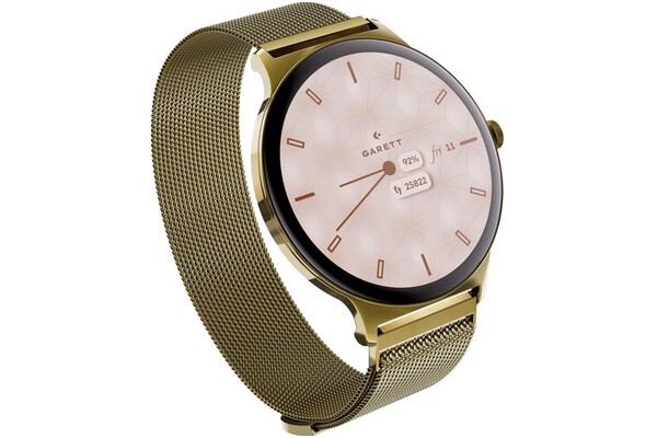 Smartwatch Garett Electronics Verona 1.43" biało-złoty