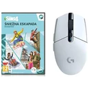 The Sims 4 Śnieżna Eskapada dodatek + mysz Logitech G305 PC