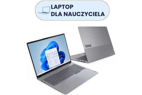 Laptop Lenovo ThinkBook 16 16.0" AMD Ryzen 7 7735HS AMD Radeon 680M 16GB 1TB SSD Windows 11 Professional szary