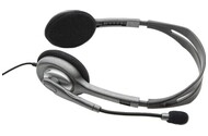 Słuchawki Logitech H110 Nauszne Przewodowe czarno-srebrny