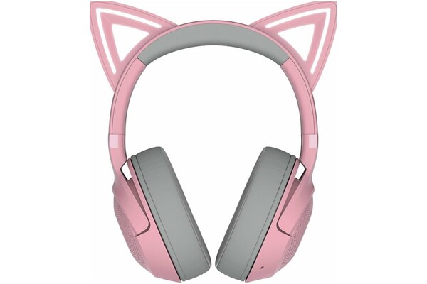 Słuchawki Razer Kraken KItty Edition V2 Nauszne Bezprzewodowe Różowo-szary