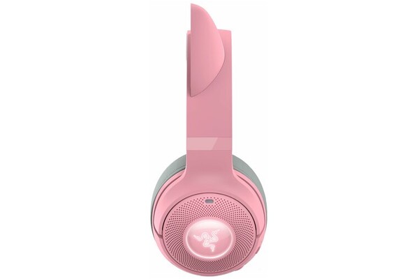 Słuchawki Razer Kraken KItty Edition V2 Nauszne Bezprzewodowe Różowo-szary